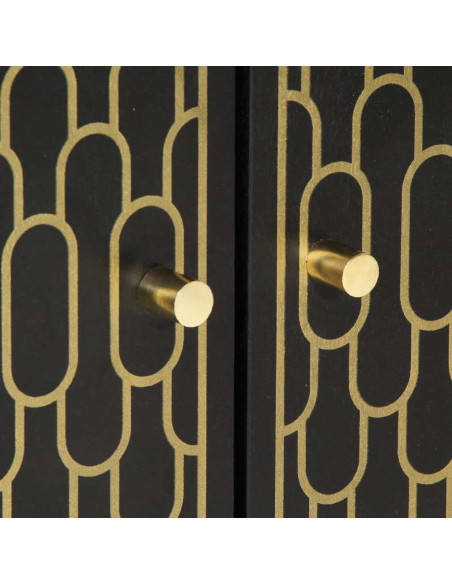 Credenza 60x33x75 cm in Legno Massello di Mango