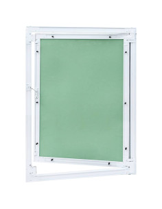 Pannello di Accesso Verde e Argento 55 x 65 cm 2