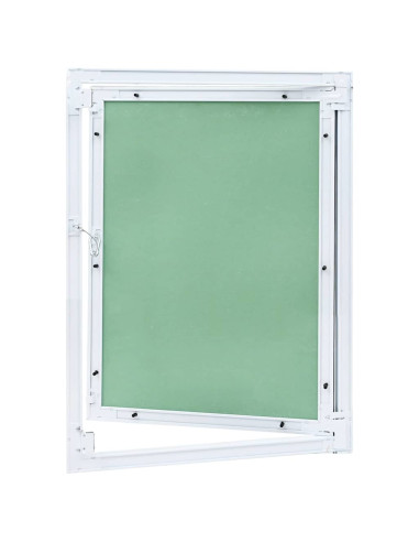 Pannello di Accesso Verde e Argento 55 x 65 cm