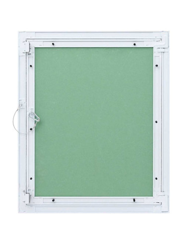 Pannello di Accesso Verde e Argento 55 x 65 cm
