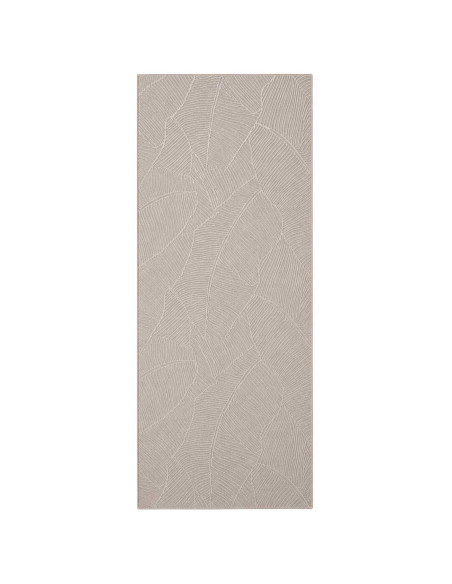 Tappeto IZA Beige 80 x 200 cm 100% Poliestere Pelo basso