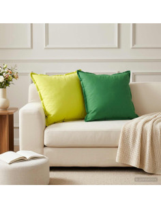 Cuscino 2 pz HOUTEN Verde 60 x 60 cm Poliestere