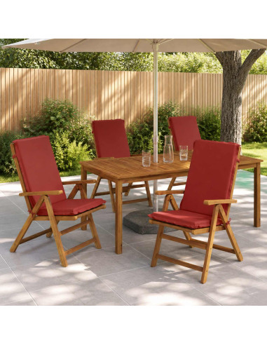 Cuscino per sedia a schienale alto GEMERT 4 pz 100% Poliestere