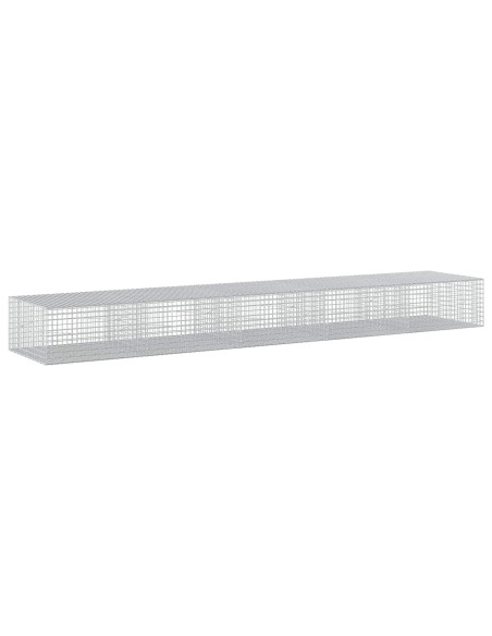 Gabione con filo da 5 mm e rete da 5x5 cm 500x100x50 cm