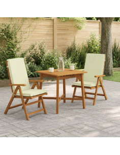 Cuscino per sedia a schienale alto GEMERT 2 pz 100% Poliestere