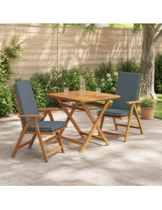 Cuscino per sedia a schienale alto GEMERT 2 pz 100% Poliestere