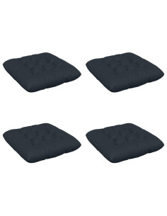 Cuscini per Seduta VIANEN 4 pz 100% Poliestere Blu Scuro 2