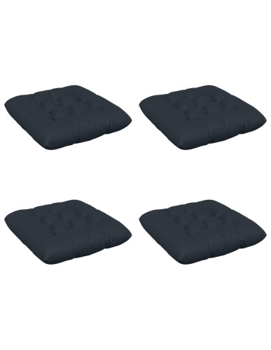 Cuscini per Seduta VIANEN 4 pz 100% Poliestere Blu Scuro