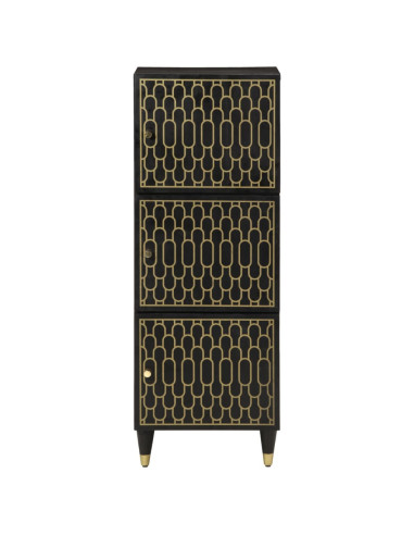 Credenza 40x33x110 cm in Legno Massello di Mango