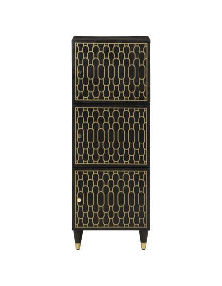 Credenza 40x33x110 cm in Legno Massello di Mango