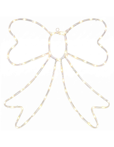 Fiocco di Natale luminoso LED LOVIISA 70 LED Bianco caldo
