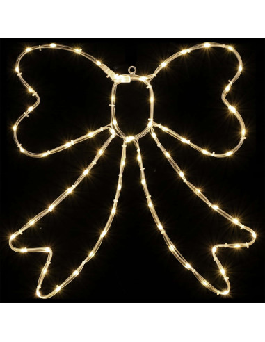 Fiocco di Natale luminoso LED LOVIISA 70 LED Bianco caldo