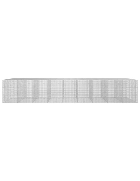 Gabione con Filo da 5 mm e Rete da 5x2,5 cm 900x100x150 cm