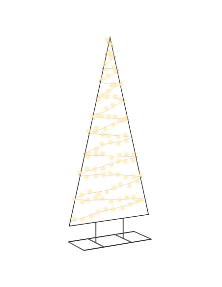 Albero di Natale in metallo con LED KUOPIO 210 cm Bianco caldo