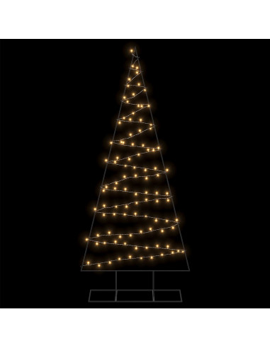 Albero di Natale in metallo con LED KUOPIO 210 cm Bianco caldo