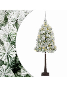 Albero di Natale artificiale con rami snodati e palline 120 cm 2