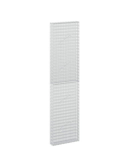 Gabione con Filo da 5 mm e Rete da 5x2,5 cm 50x10x200 cm