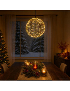 Luce a punta di Natale 500 LED Bianco caldo Ø 40 x 42 cm