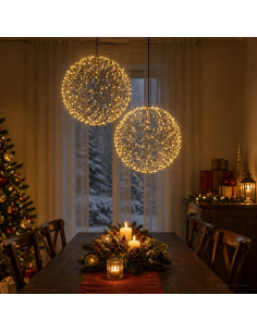 Luce a punta di Natale 2 pz 1000 LED Bianco caldo Ø 40 x 42 cm