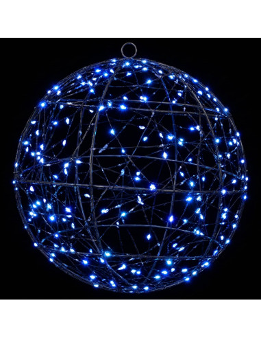 Luce a punta di Natale 2 pz 600 LED Blu Ø 30 x 32 cm