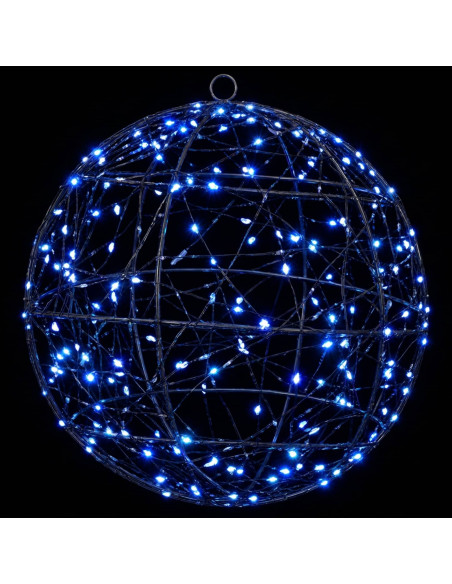 Luce a punta di Natale 2 pz 600 LED Blu Ø 30 x 32 cm