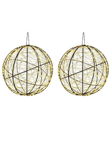 Luce a punta di Natale 2 pz 1500 LED Bianco caldo Ø 50 x 52 cm