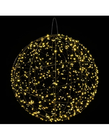 Luce a punta di Natale 2 pz 1500 LED Bianco caldo Ø 50 x 52 cm