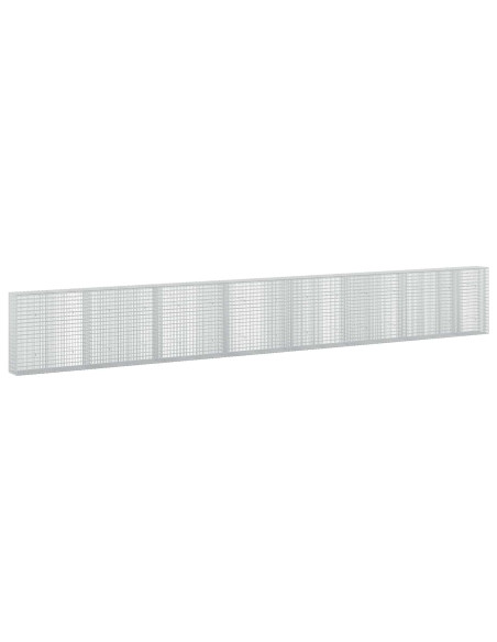 Gabione con filo da 3,5 mm e rete da 5x2,5 cm 750x30x100 cm