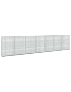 Gabione con filo da 3,5 mm e rete da 5x2,5 cm 700x30x150 cm 2