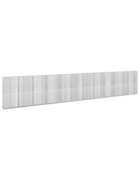 Gabione con filo da 3,5 mm e rete da 5x2,5 cm 1150x30x200 cm