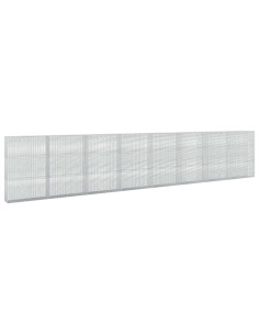 Gabione con filo da 3,5 mm e rete da 5x2,5 cm 800x30x150 cm 2