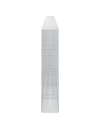 Gabione con filo da 3,5 mm e rete da 5x2,5 cm 800x30x150 cm