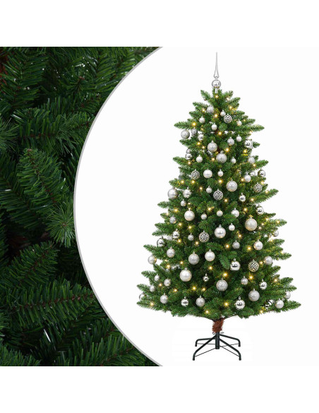 Artificial Christmas Tree with Bauble 240 cm 300 LED