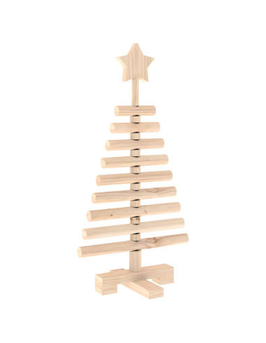 Albero di Natale in legno KOTKA 60 cm Legno Massello di Pino