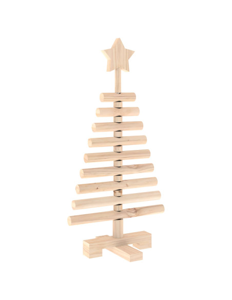 Albero di Natale in legno KOTKA 60 cm Legno Massello di Pino
