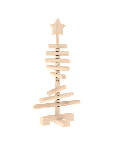 Albero di Natale in legno KOTKA 60 cm Legno Massello di Pino