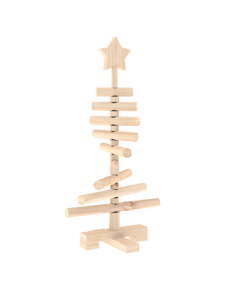Albero di Natale in legno KOTKA 60 cm Legno Massello di Pino