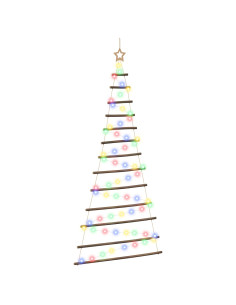 Albero di Natale appeso 180 cm 100 LED Multicolore 2