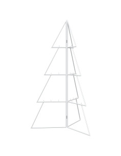 Albero di Natale in metallo KUOPIO 100 cm Acciaio Bianco 2