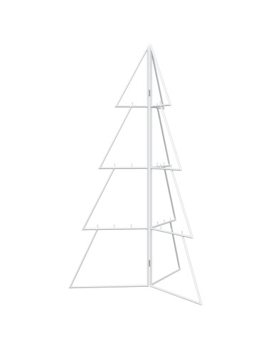 Albero di Natale in metallo KUOPIO 100 cm Acciaio Bianco
