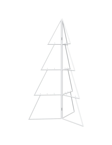 Albero di Natale in metallo KUOPIO 100 cm Acciaio Bianco