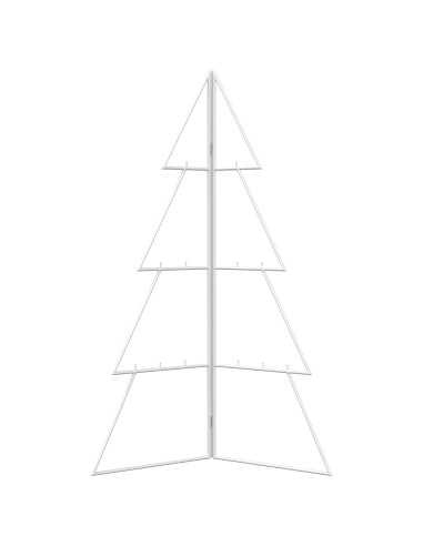 Albero di Natale in metallo KUOPIO 100 cm Acciaio Bianco