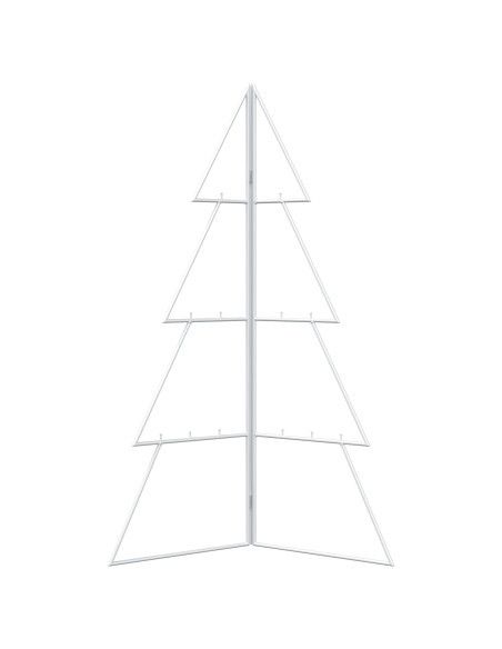 Albero di Natale in metallo KUOPIO 100 cm Acciaio Bianco