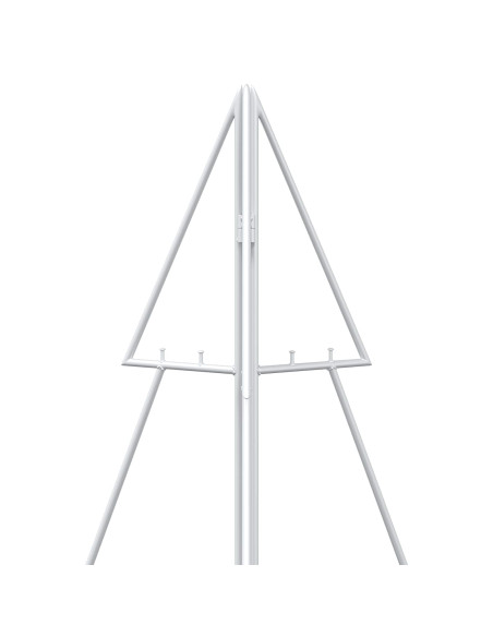 Albero di Natale in metallo KUOPIO 100 cm Acciaio Bianco