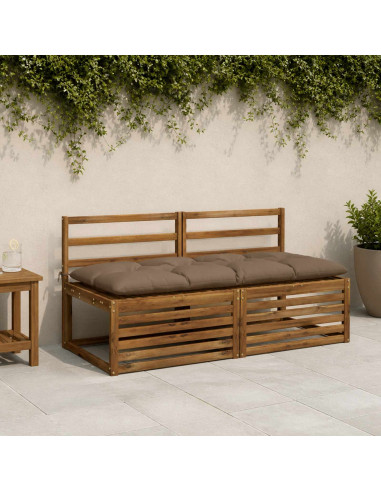 Cuscino per panchina VIANEN 100% Poliestere Tortora