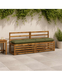 Cuscino per panchina VIANEN 100% Poliestere Verde Oliva