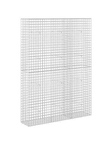 Gabione con filo da 5 mm e rete da 5x5 cm 150x30x200 cm