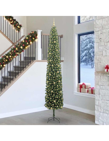 Albero di Natale artificiale con 300 LED Verde 300 cm