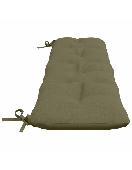 Cuscino per panchina VIANEN 100% Poliestere Verde Oliva