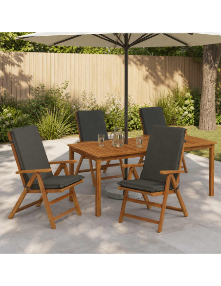 Cuscino per sedia a schienale alto GEMERT 4 pz 100% Poliestere